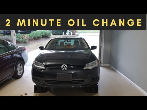 2 Minute Oil Change (2011 Volkswagen Jetta SE)