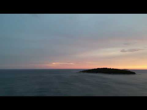 Rogoznica / Zecevo - beach, island, stormy weather, sunset