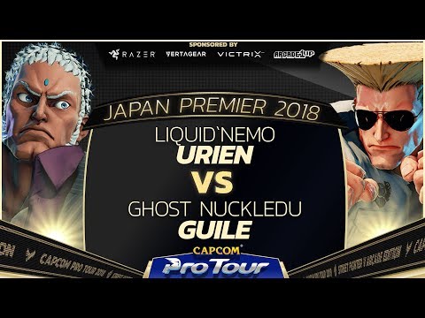 Liquid`Nemo (Urien) vs Ghost NuckleDu (Guile) - Japan Premier Top 8 - CPT 2018