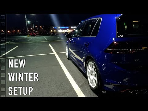 Winter Mode for the MK7 Golf R | Rokblokz MudFlaps Install | Braid Fullrace A Wheels