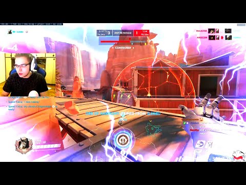 #1 GENJI MAIN - NECROS! 38 ELIMS! POTG! [ OVERWATCH SEASON 26 TOP 500 ]