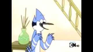 Porta Etiquetas Mordekay y Rigby .