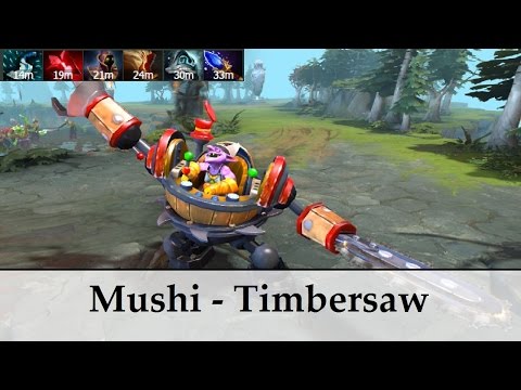 Mushi - Timbersaw | Dota 2 gamrplay