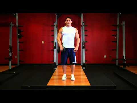 Dumbbell One Arm Upright Row