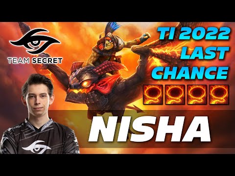 Nisha Batrider - Secret vs VP - International 2022 Last Chance [Watch & Learn]