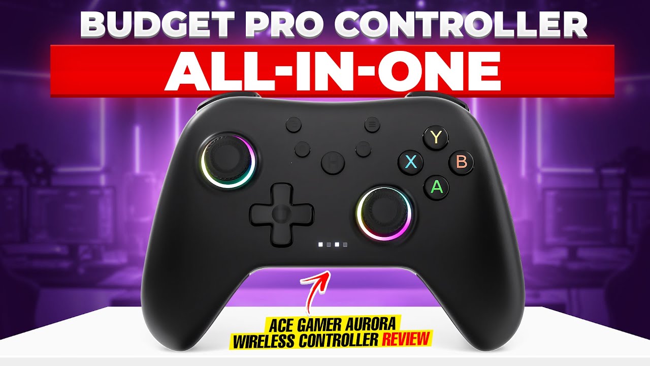BUDGET Pro Controller for ALL YOUR DEVICES | AceGamer Aurora Wireless Controller Review