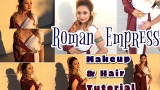 Roman Empress | Halloween Hair & Makeup Tutorial