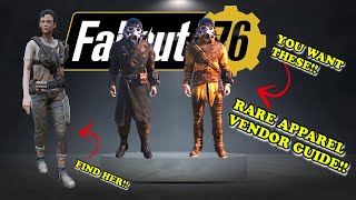 Fallout 76 - Rare Apparel Vendor Guide And Map!! Find Her!!