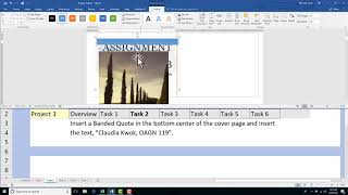 MOS Word 2016 exam-Project 3