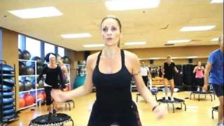 JumpSport Fitness® Trampoline workout class at Life Time Athletic and Michaels Body Scenes, Florida