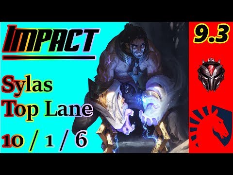 Impact as Sylas Top Lane | S9 Patch 9.3  | NA Grandmaster | Full Gameplay