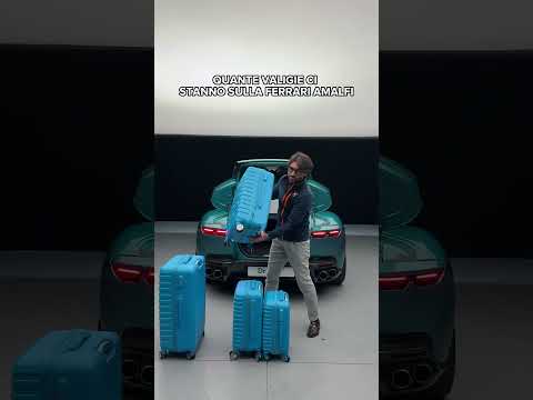 QUANTE valigie ci stanno sulla FERRARI AMALFI? 🧳🚘⁇