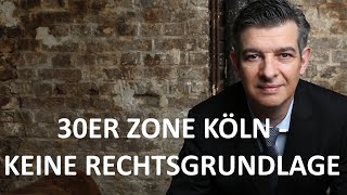Pankalla gewinnt gegen Reker - Verfahren wegen 30er Zone eingestellt