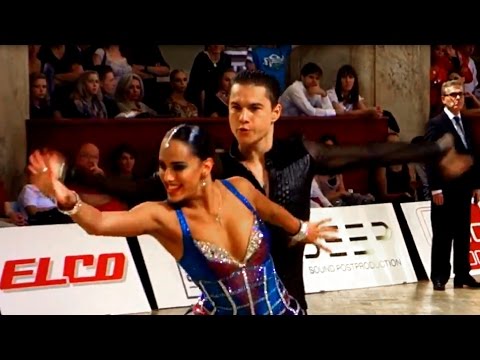 Roman Gerbey - Vera Bondareva, Prague Open 2014, WDSF WO latin, final - chachacha