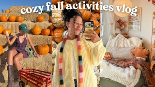 cozy fall days🍂 pumpkin patch, house updates, beach day!