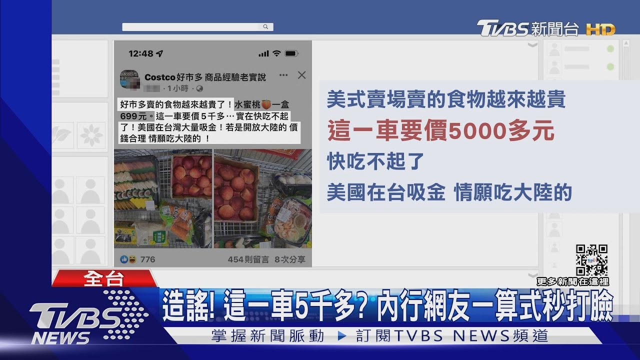 造謠!好市多這一車5千多?內行網友po算式秒打臉