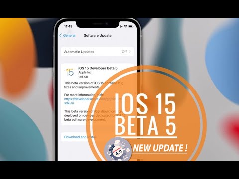 iOS 15 Beta 5, thay đổi nhẹ về giao diện, bổ sung tính năng mới