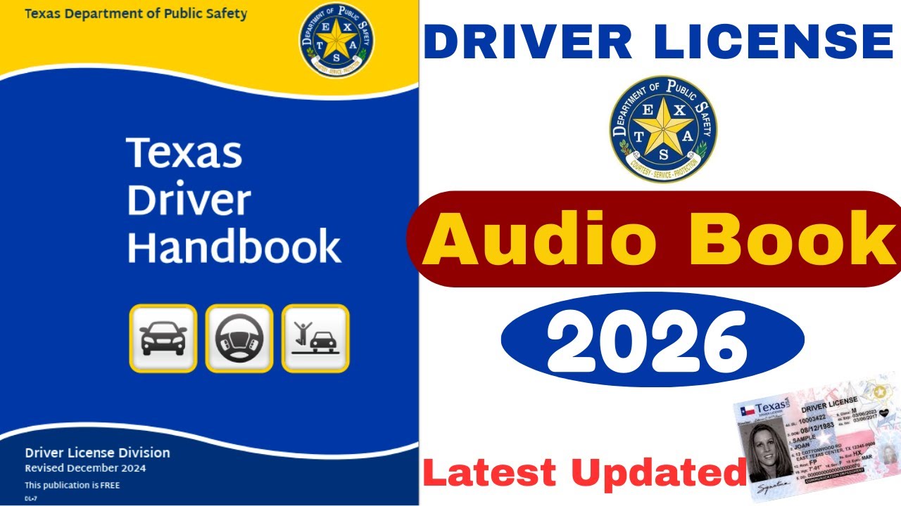 Texas Driver's Handbook 2026 Audio book | Full 14 Chapters | TX Driver License #drivershandbook #DPS