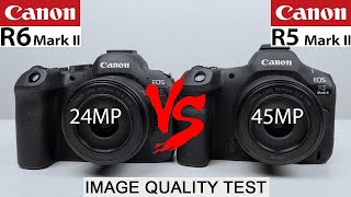 Canon R5II Vs Canon R6II | Image Quality Test | 24 MP vs 45 MP Full Frame