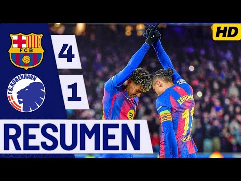 Barcelona vs Copenhagen (4-1) Resumen y Goles UEFA Champions League
