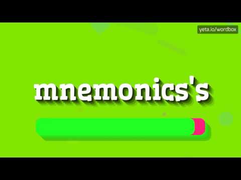 MNEMONICS'S - HOW TO SAY MNEMONICS'S? UNLOCKING THE CORRECT SOUND OF MNEMONICS'S
