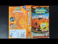 Opening Closing To SpongeBob SquarePants Halloween 2003 VHS UK Retail