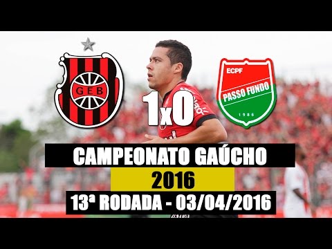 G.E.Brasil 1X0 Passo Fundo - Gauchão 03/04/2016