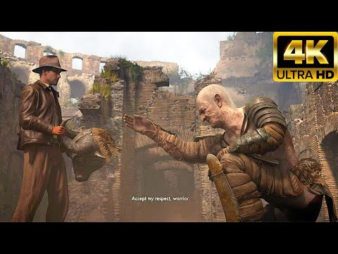 Indiana Jones Meets Giant Titan Scene (2025) - Indiana Jones The Order Of Giants