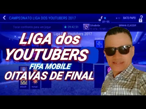SILVABV Vs NOOBEXTREMO - LIGA DOS YOUTUBERS FIFA 17 MOBILE, OITAVAS DE FINAL
