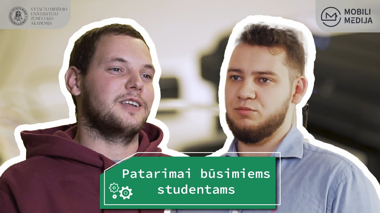 VDU ŽŪA - 1M3 - Mechanikos inžinerija - Ko reikia stojant?
