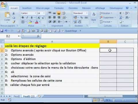 comment remplir automatiquement un tableau excel