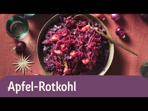 Apfel-Rotkohl-Rezept: weihnachtlichen Rotkohl selber machen wie bei Oma 🥬🍎 | REWE Deine Küche
