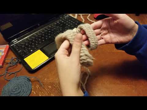 Nålbinding - Comparing Thumb and Needle Tension