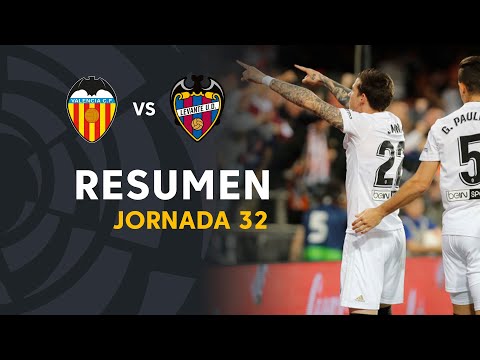 Resumen de Valencia CF vs Levante UD (3-1)