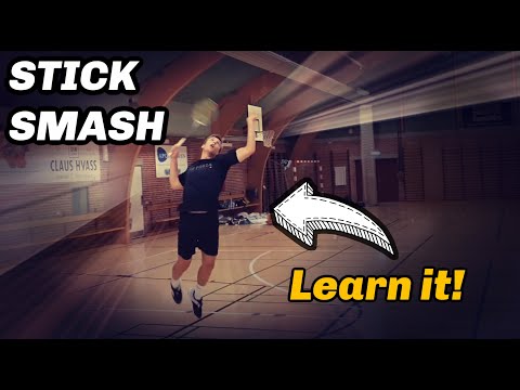 How To Do A STICK SMASH in Badminton 🏸