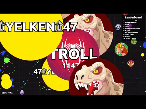 Spider-Man in Agar.io!  94,000+ Score Epic Solo Gameplay