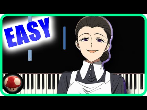 Yakusoku no Neverland Episode 12 Finale OST - Main Theme - Isabella’s Lullaby - EASY Piano Tutorial