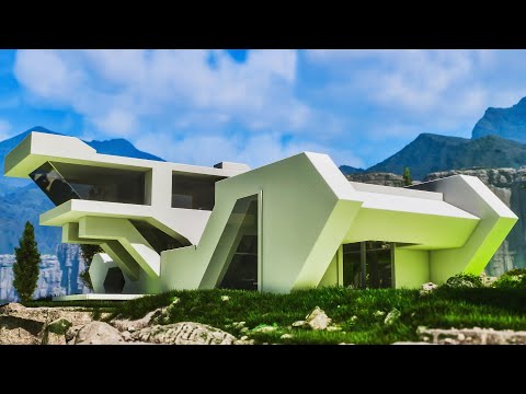 Modern Bunker Mansion | Build Tutorial | ARK: Survival Ascended
