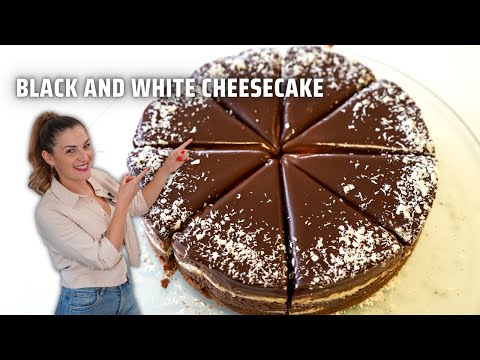 Leckerer Black and White Cheesecake ohne Backen - Einfaches Rezept für den perfekten Dessertgenuss