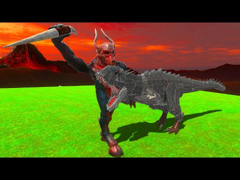 MECHANOSAURUS VS INFERNALS - Animal Revolt Battle Simulator
