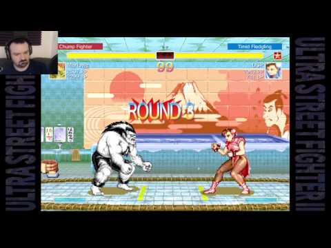 Ultra Street Fighter 2 Pro Controller Online MP pt28 - Chun vs. Blanka