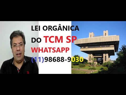 Parte do curso Lei Orgânica do TCM SP