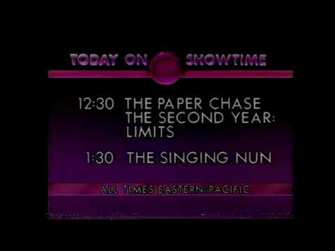 SHOWTIME TODAY/TONIGHT bumpers 1984-1985 (reupload + extra)
