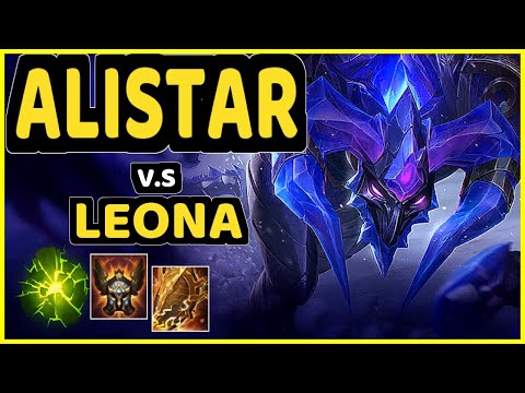 CORE JJ (ALISTAR) vs LEONA - BOTTOM SUPPORT CHALLENGER GAMEPLAY - NA