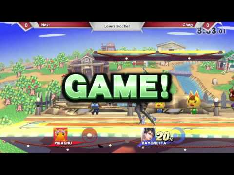 SP51 - Navi (Pikachu, Mewtwo) Vs. Chag (Bayonetta) Losers Bracket - Smash 4