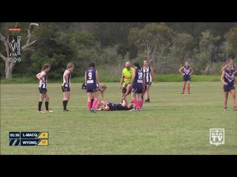 2017 BDAFL Round 3 GE Women's Highlights - Lake Macquarie Dockers v Wyong Lakes