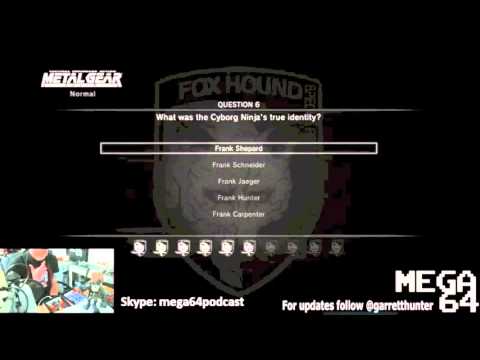 Mega64 Poorly Played Stream 82 - BasedCriminal's Call, Metal Gear Series