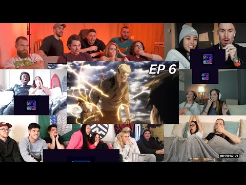 Attack on Titan Season 02 Episode 06 | Reaction Mashup #anime #attackontitan #animereactionmashup