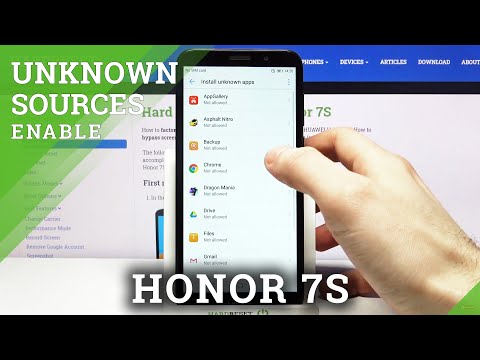How to Allow HONOR 7S to Download Apps From Unknown Sources – Install Apps From Browser