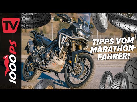 Laufleistung Motorradreifen? Vergleich der Reiseenduro Pneus! Einblicke in Varahannes Logbuch!